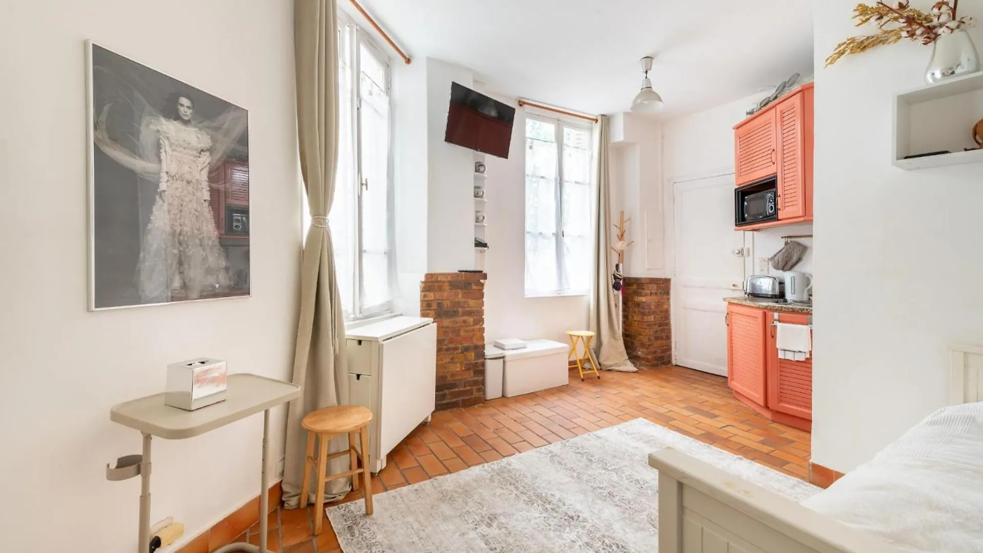 Charming Studio Apartment For 2 Saint Victor Paris